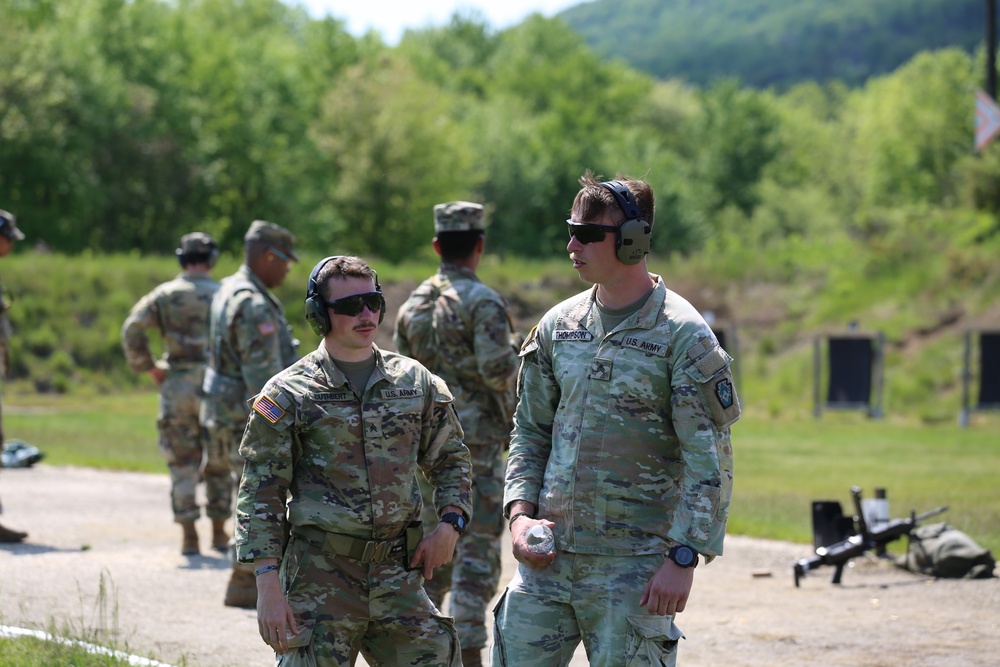 1067th at the Range on Annual Training