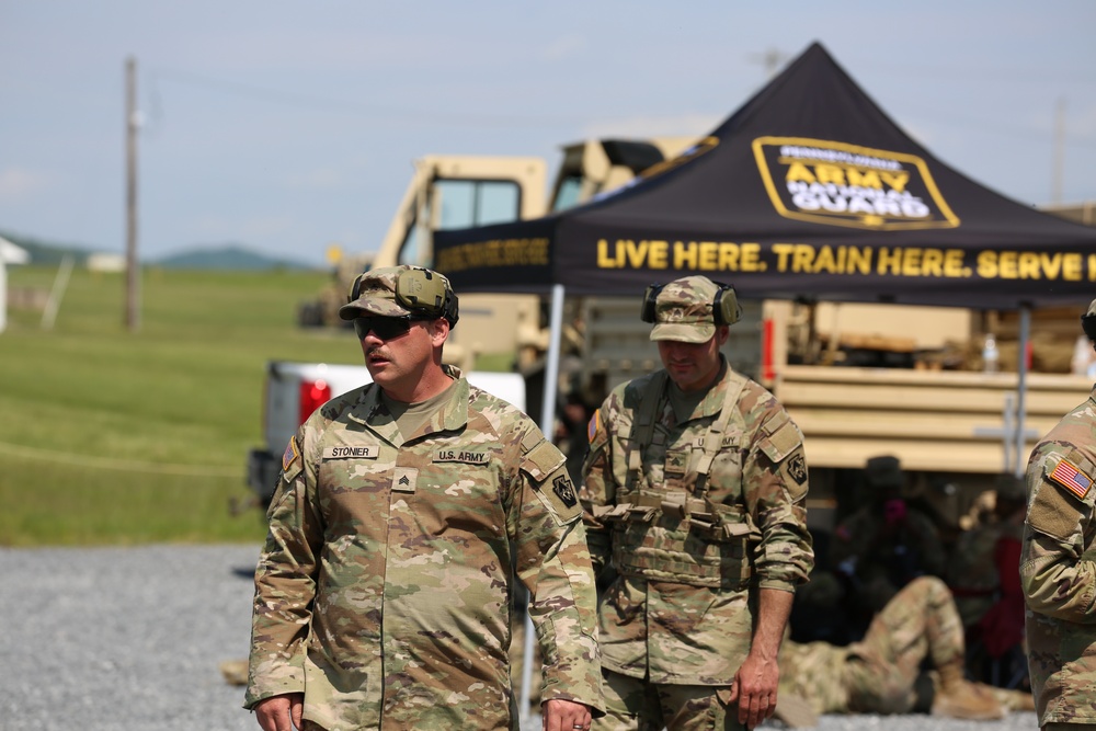 1067th at the Range on Annual Training