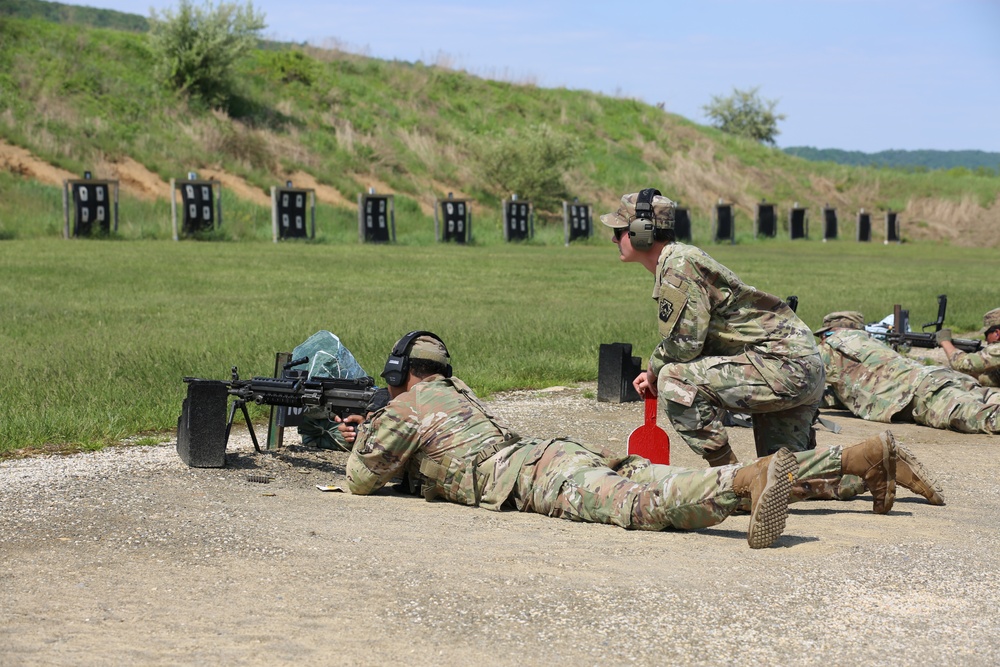 1067th at the Range on Annual Training