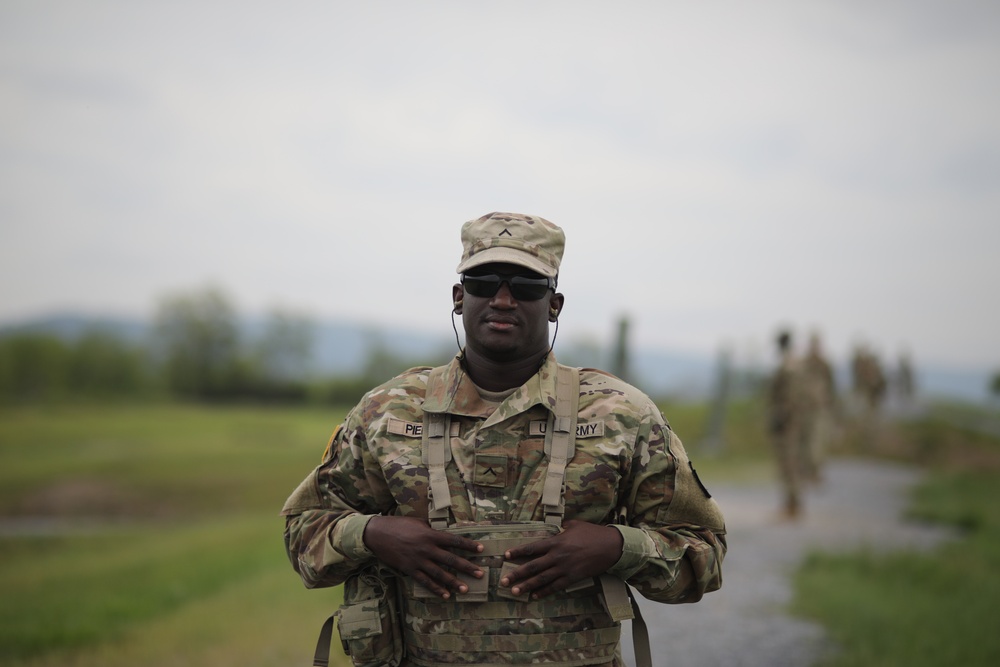 1067th at the Range on Annual Training