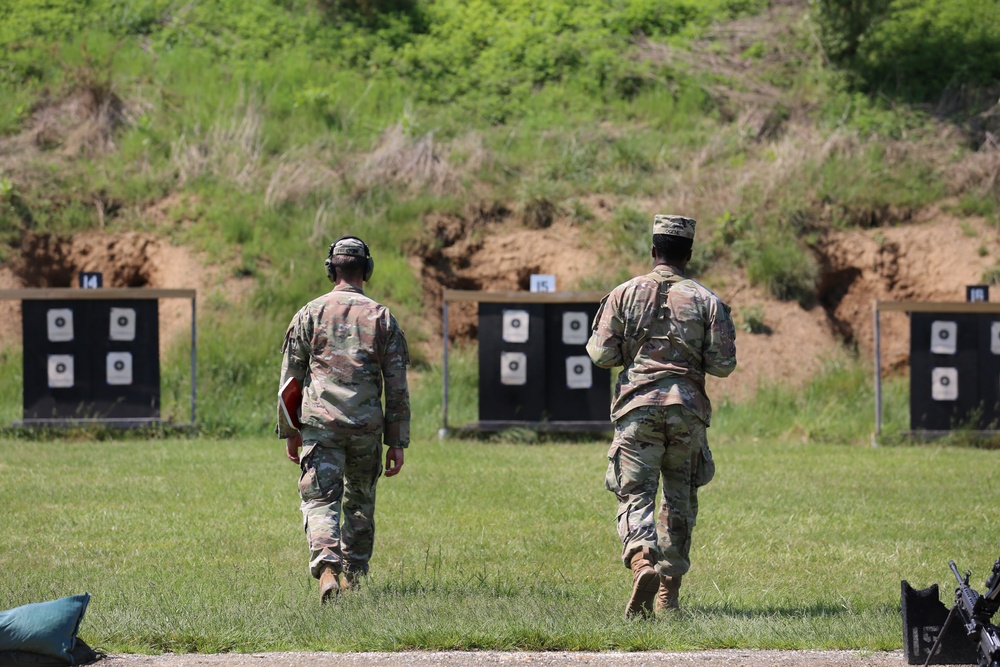 1067th at the Range on Annual Training