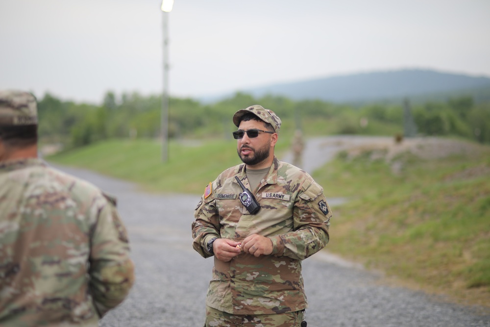 1067th at the Range on Annual Training