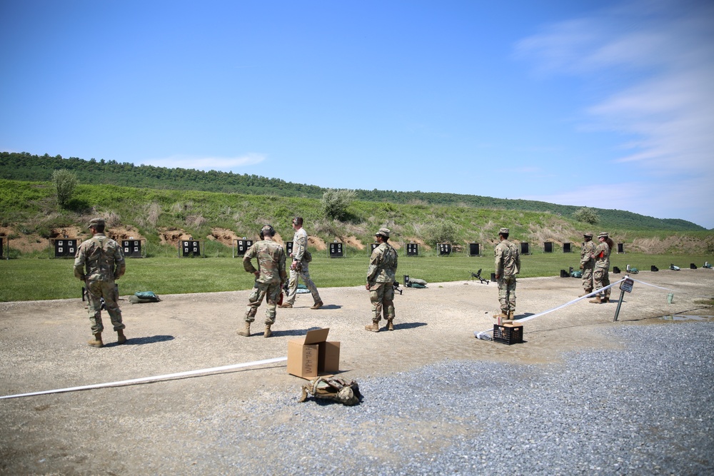 1067th at the Range on Annual Training