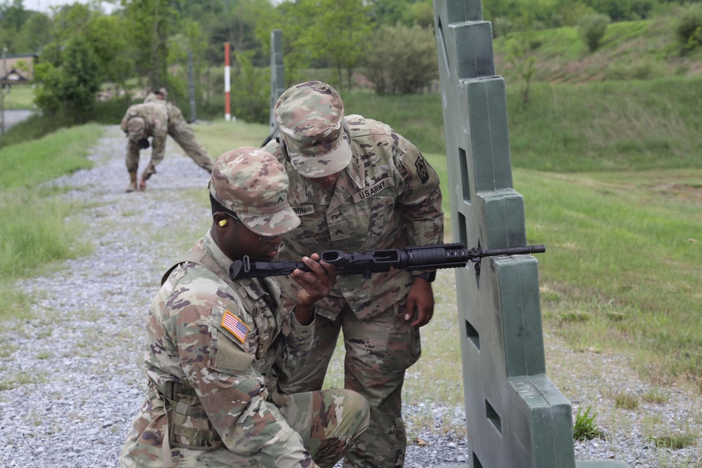 1067th at the Range on Annual Training