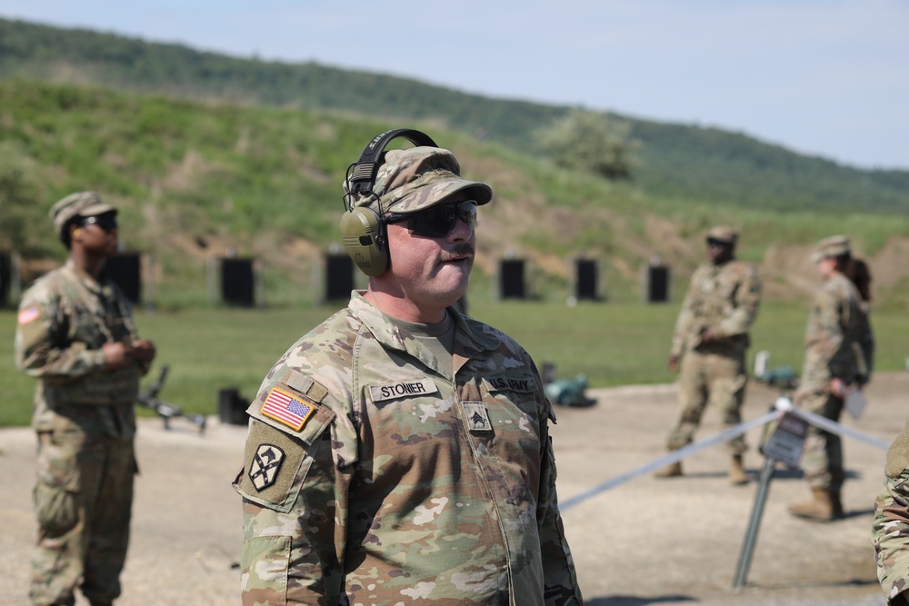 1067th at the Range on Annual Training