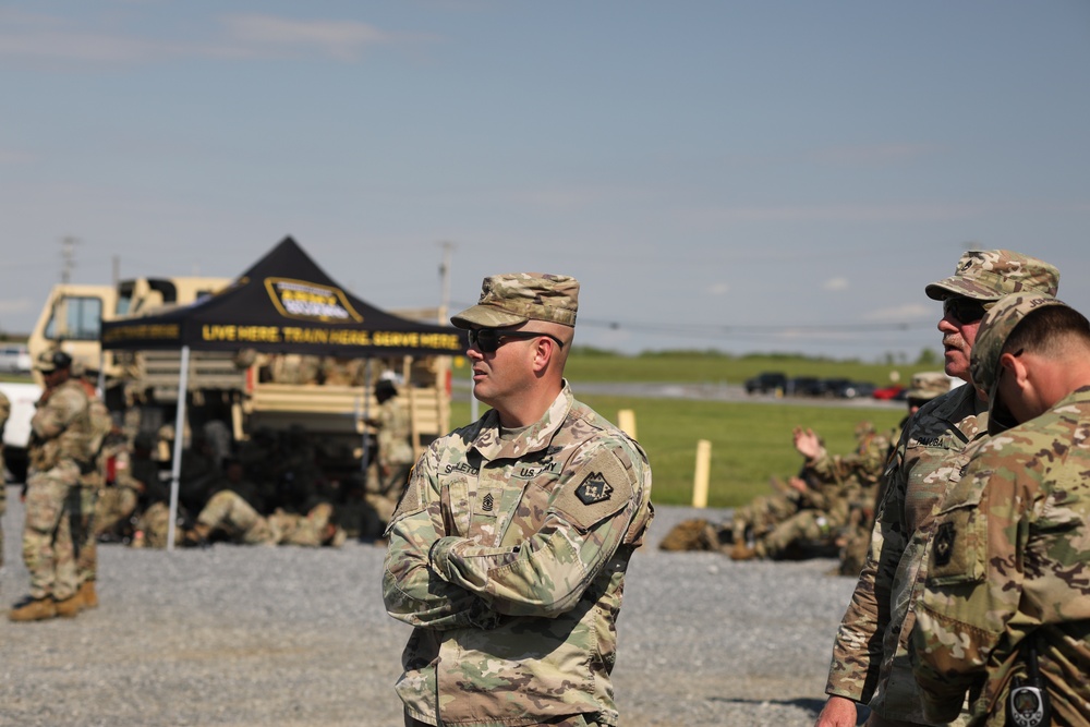1067th at the Range on Annual Training