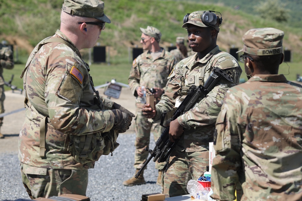 1067th at the Range on Annual Training