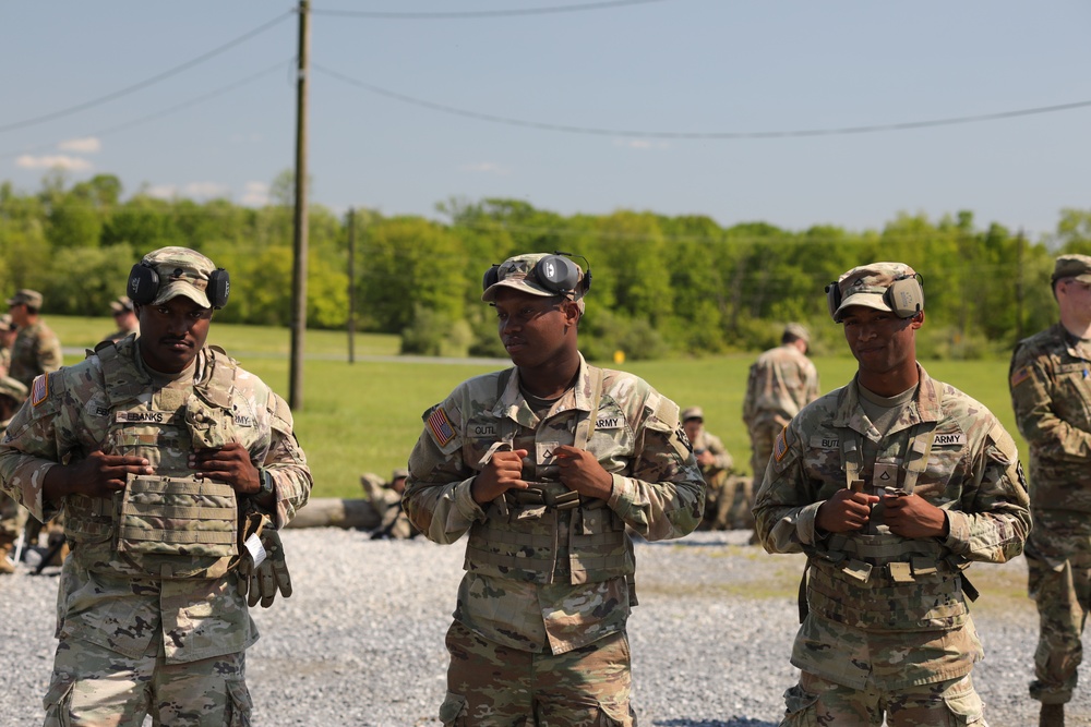 1067th at the Range on Annual Training