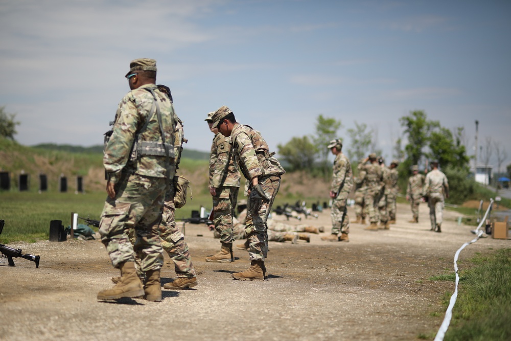 1067th at the Range on Annual Training