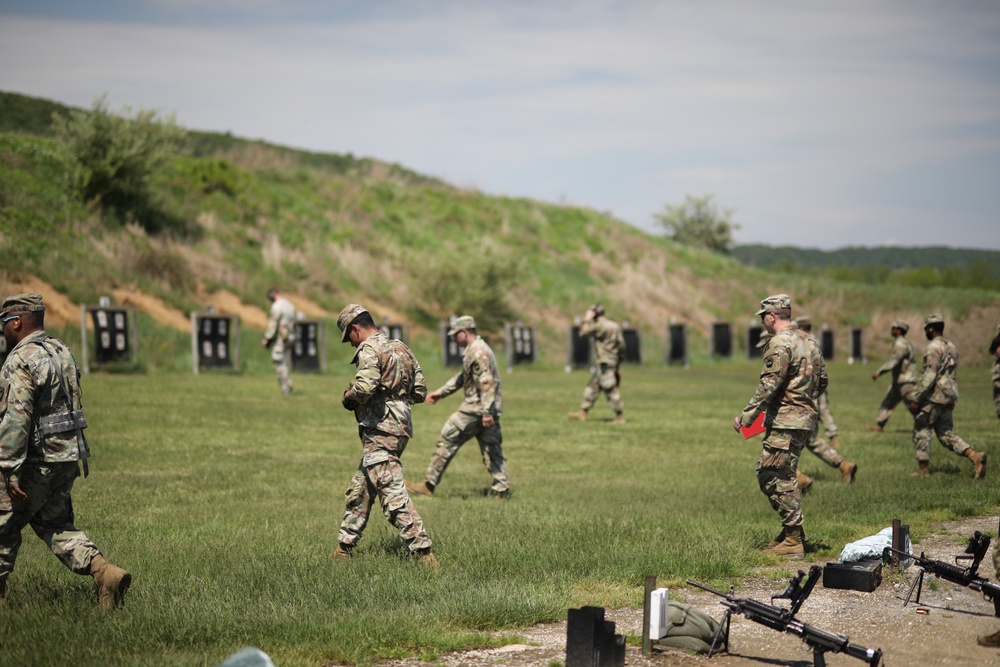 1067th at the Range on Annual Training