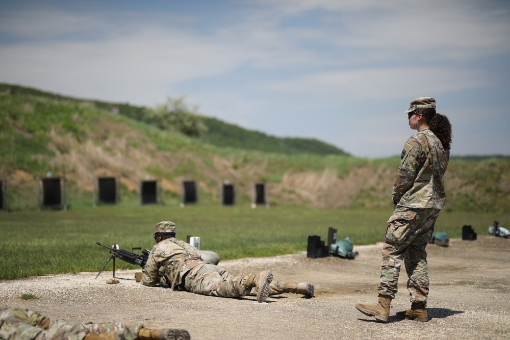 1067th at the Range on Annual Training