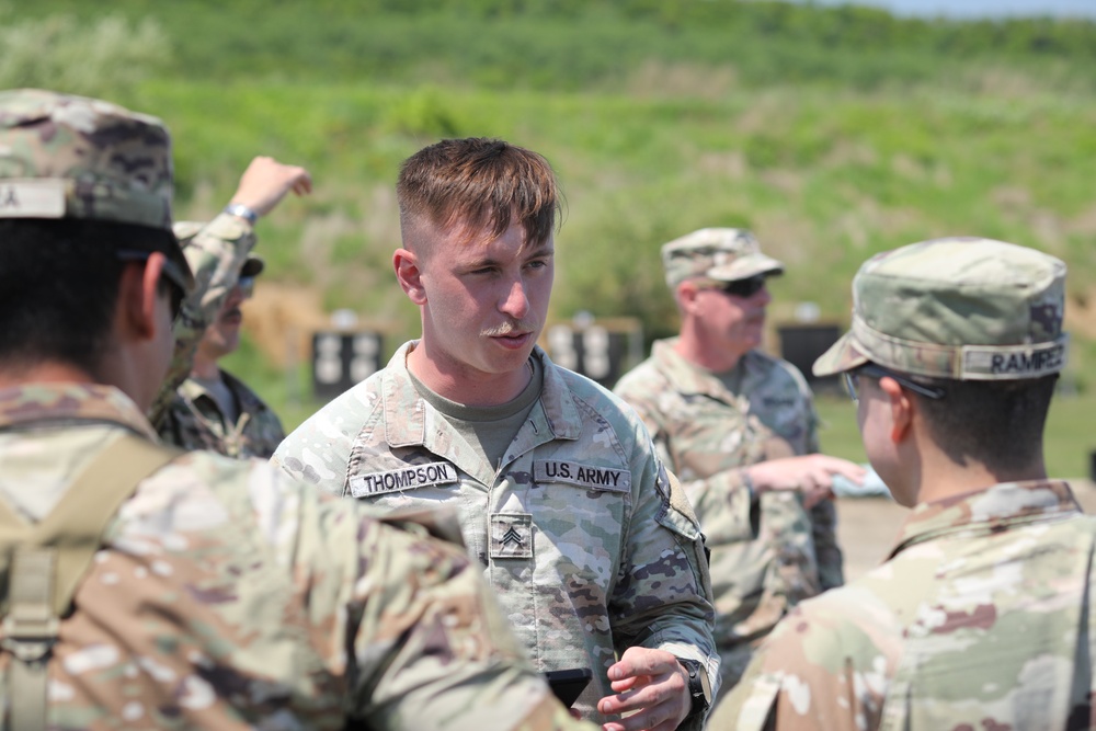 1067th at the Range on Annual Training