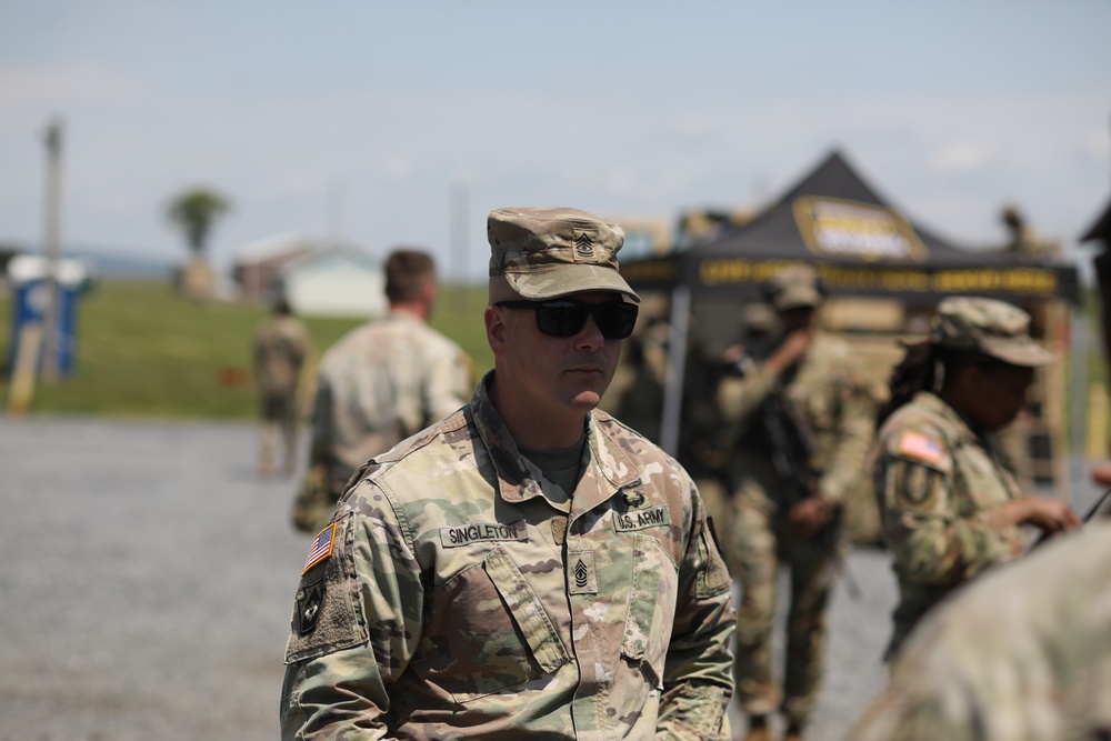 1067th at the Range on Annual Training