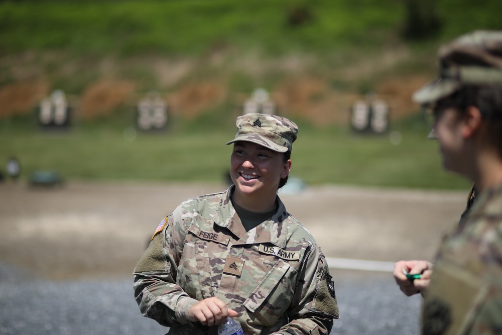 1067th at the Range on Annual Training