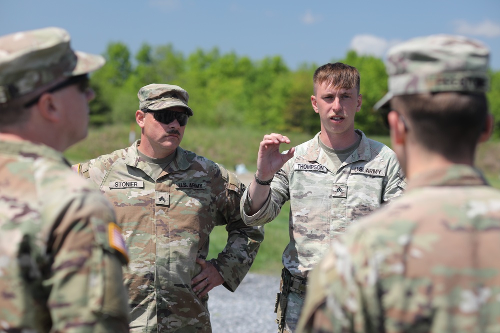1067th at the Range on Annual Training