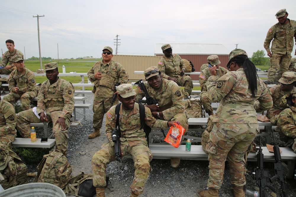 1067th at the Range on Annual Training