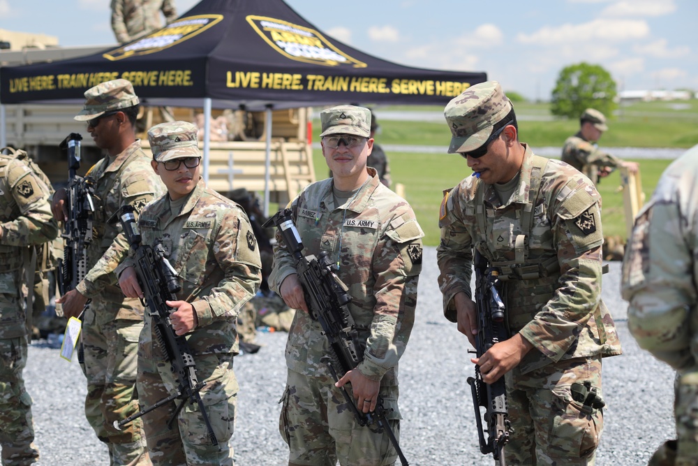 1067th at the Range on Annual Training