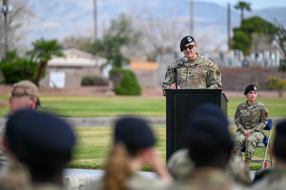 Police week opening ceremony at Nellis Air Force Base