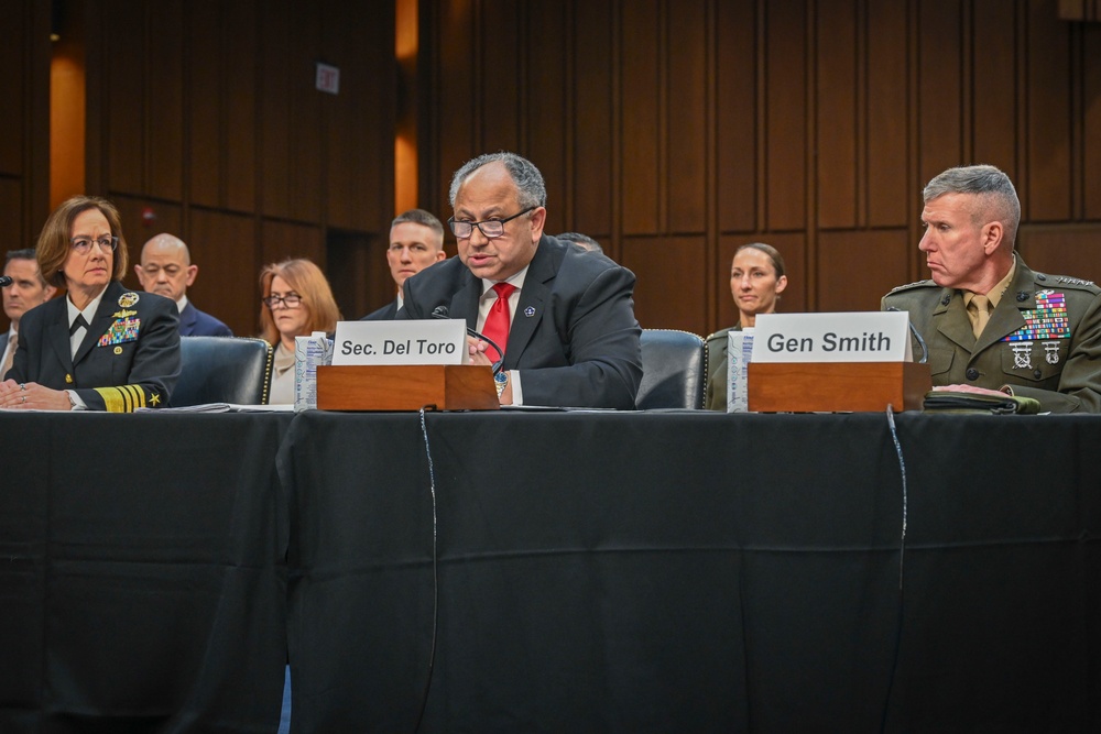 SECNAV Del Toro Testifies to the Senate Armed Services Committee 2024