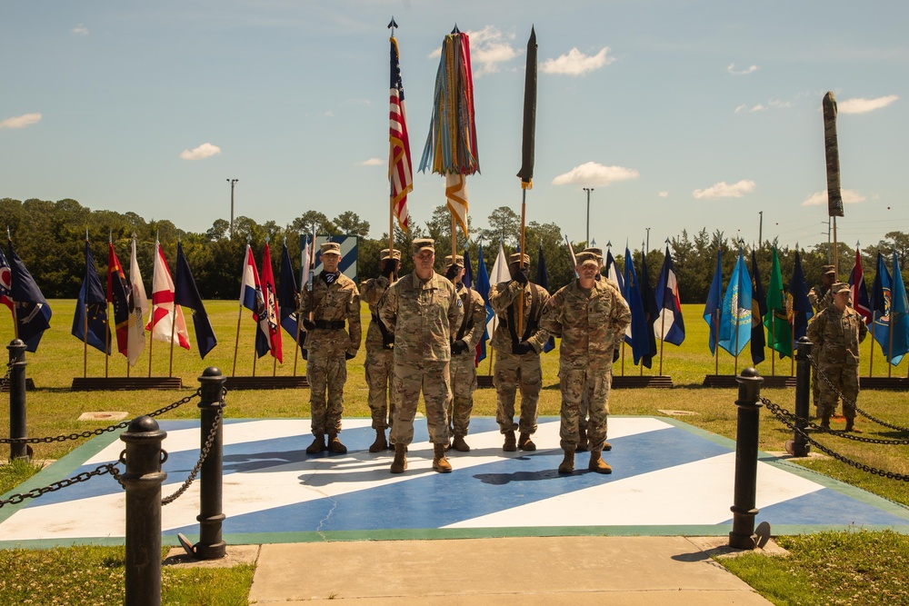 3rd Infantry Division uncases colors