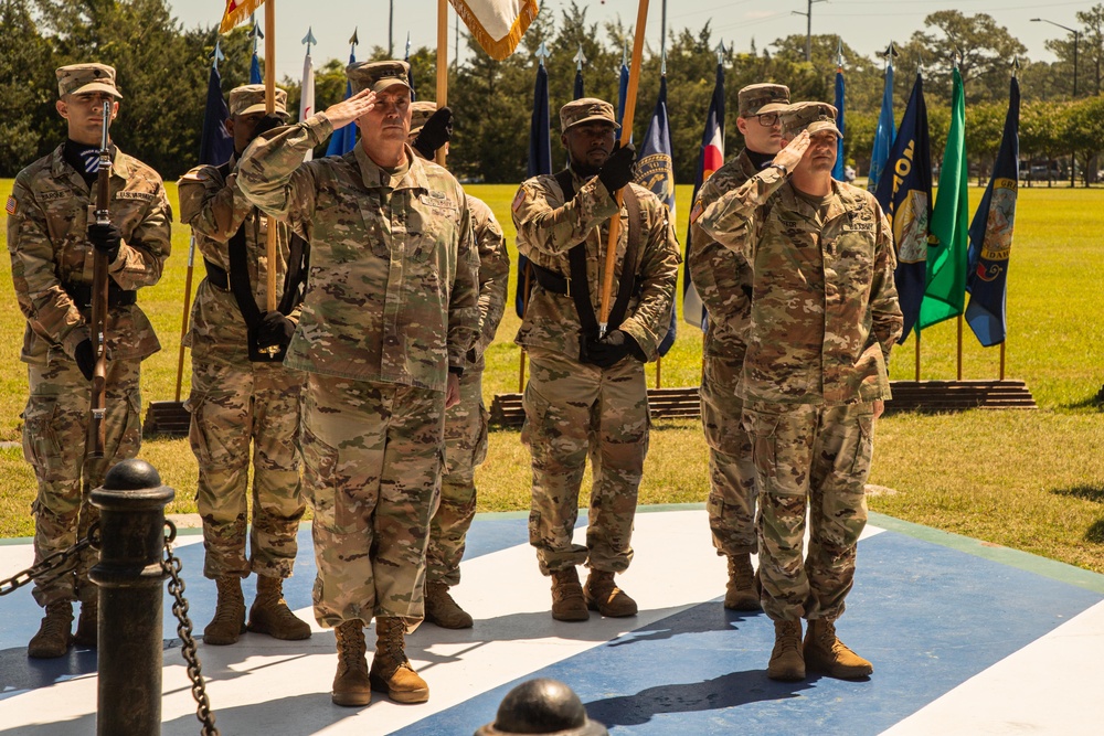 3rd Infantry Division uncases colors