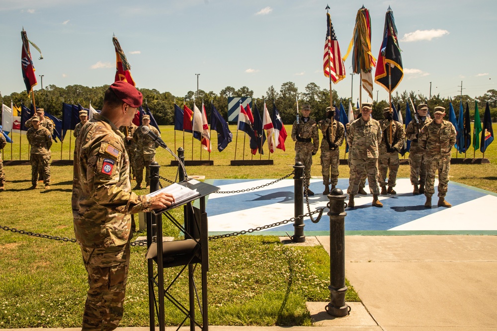 3rd Infantry Division uncases colors