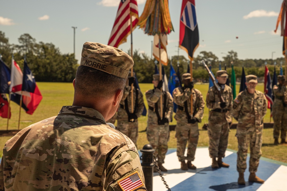 3rd Infantry Division uncases colors