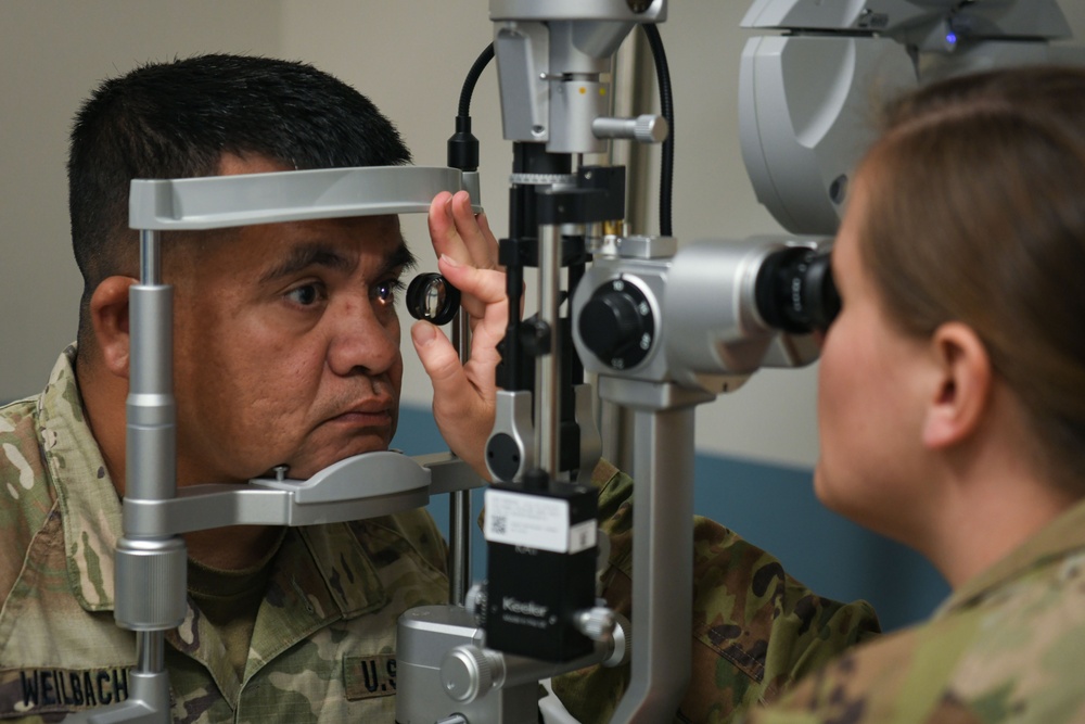 Battle Creek ANG Base optometrist sees training success during medical facility AT