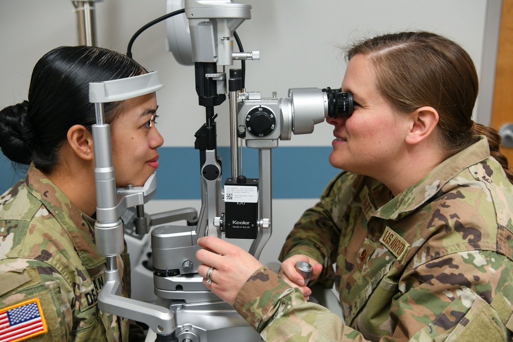 Battle Creek ANG Base optometrist sees training success during medical facility AT