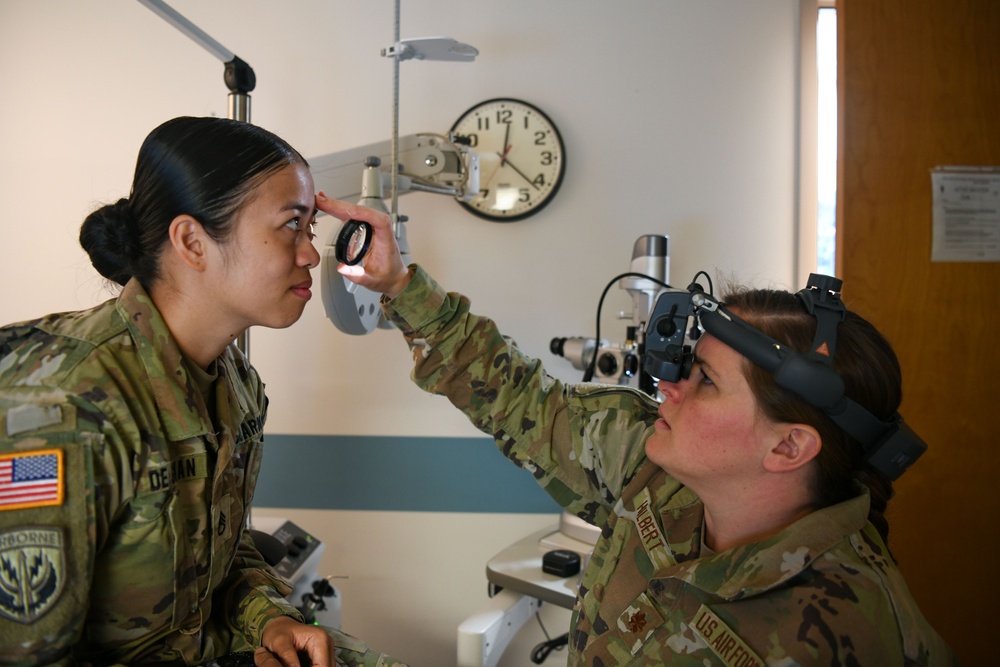 Battle Creek ANG Base optometrist sees training success during medical facility AT