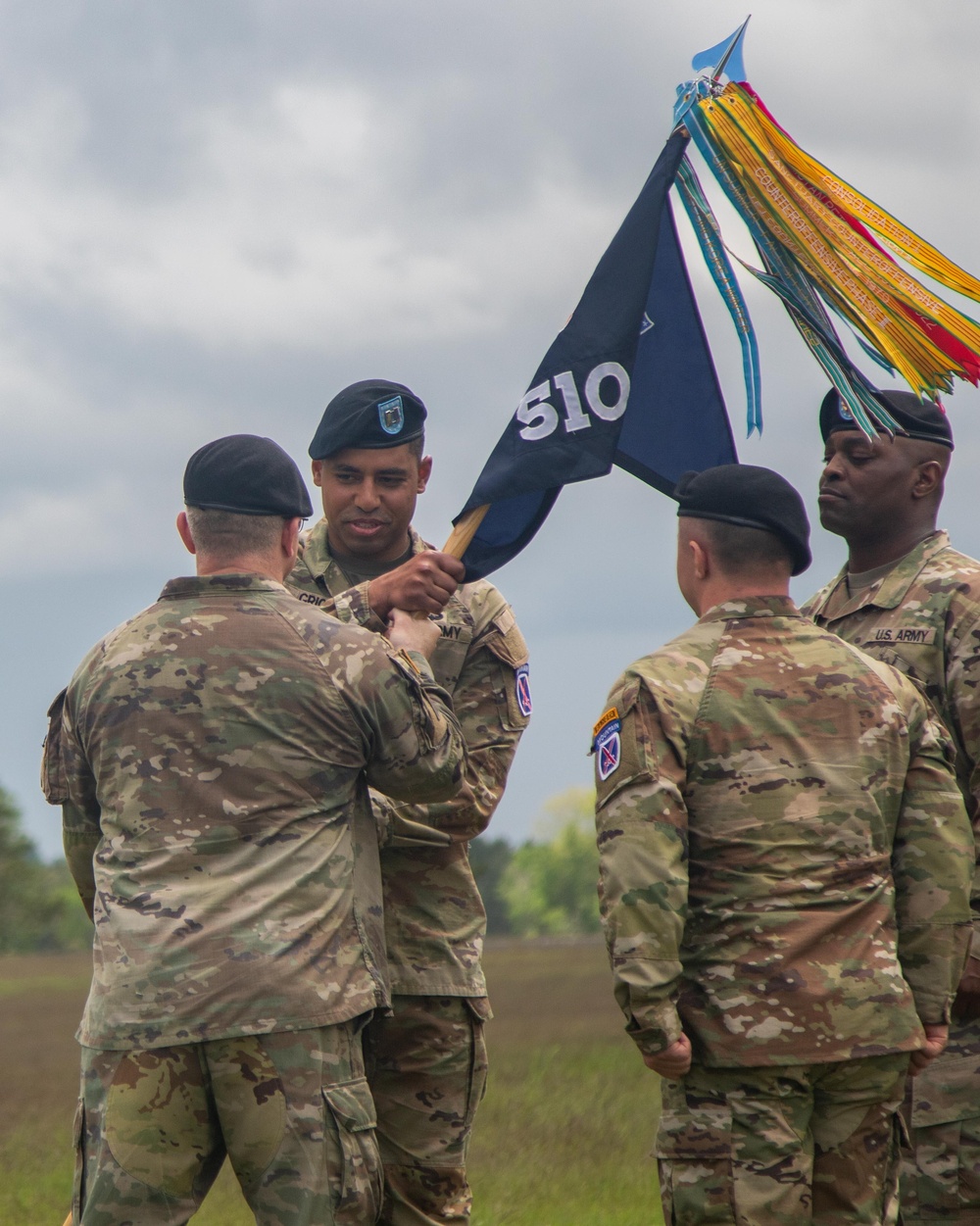 510th Human Resources Company Holds Change of Command