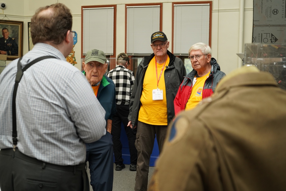 Three Veterans Learn about the 29th Infantry Division