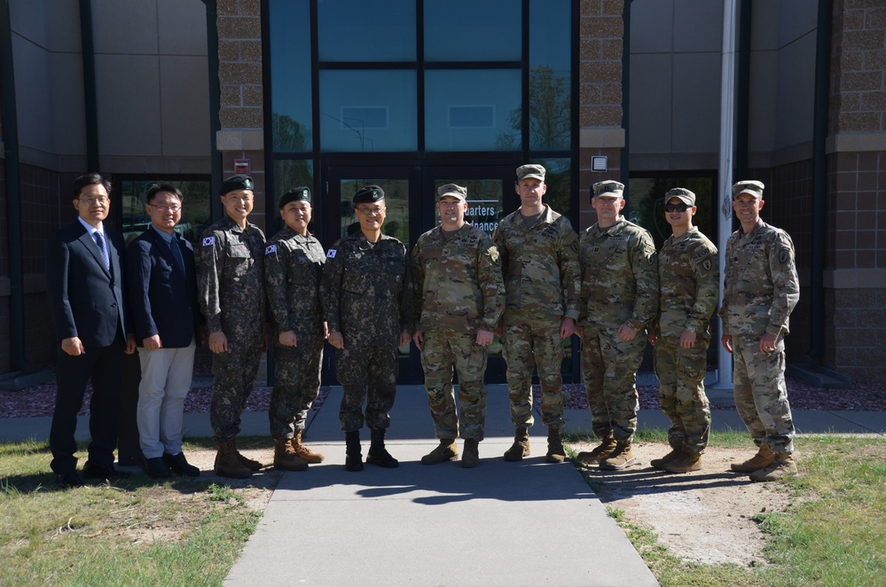 US Army EOD Group strengthens ROK-US Alliance during meeting on Fort Carson