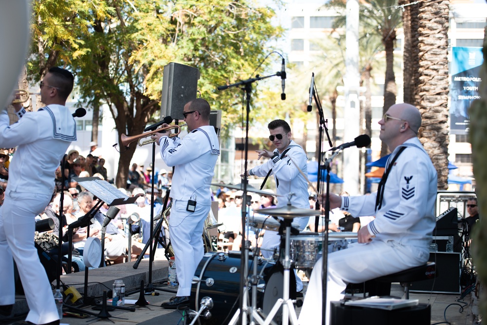 Navy Band Southwest Performs at Phoenix Navy Week 2024