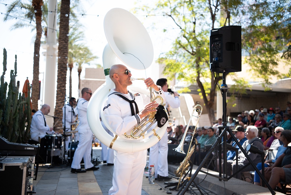 Navy Band Southwest Performs at Phoenix Navy Week 2024