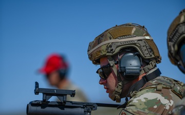 163d Attack Wing Security Forces Conduct M320 Training at Edwards AFB