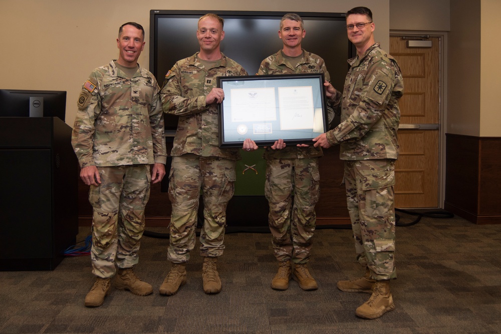 Fort Leonard Wood MP company receives Presidential Volunteer Service Award