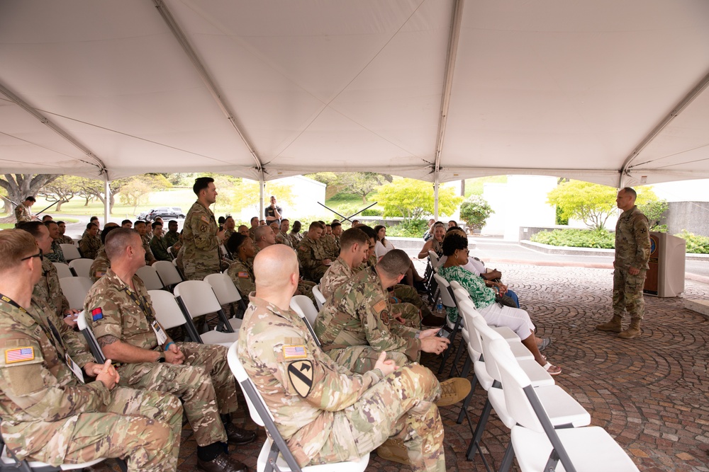 Day Two of LANPAC Celebrates 'Inspiration to Lead' at National Memorial Cemetery of the Pacific (Punchbowl).