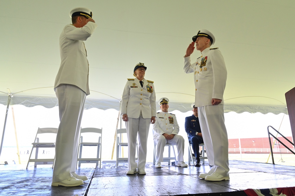 US Coast Guard Atlantic Area holds change-of-command ceremony