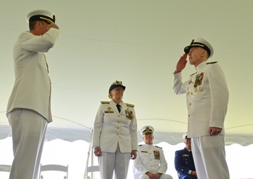 US Coast Guard Atlantic Area holds change-of-command ceremony