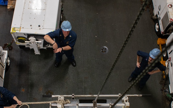 George Washington AIMD Department moves Avionic Equipment