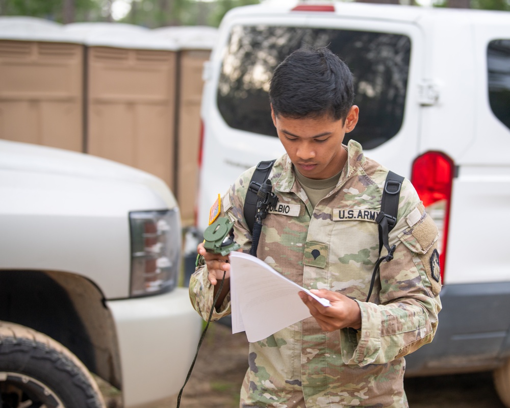 20th CBRNE Command Best Squad and Best Warrior 2024 Day 2: Land Navigation Course