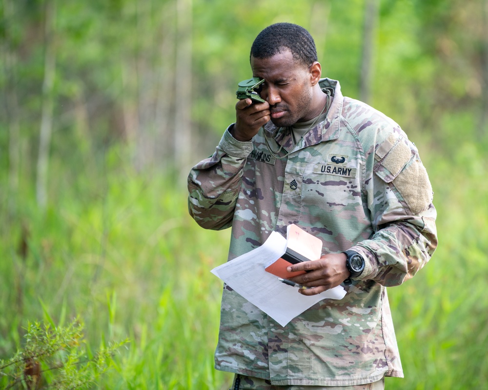 20th CBRNE Command Best Squad and Best Warrior 2024 Day 2: Land Navigation Course