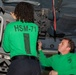 Sailors conduct aircraft maintenance aboard Abraham Lincoln