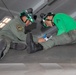 Sailors conduct aircraft maintenance aboard Abraham Lincoln