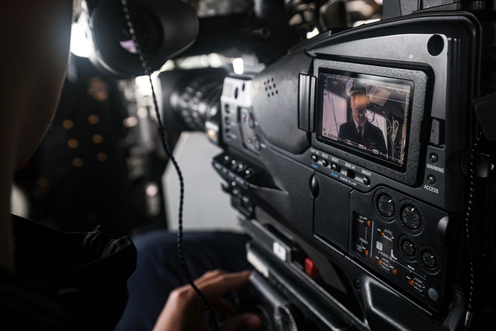 USS Warrior (MCM 10) Conducts Ship Tour for Local Media During Port Visit to Hakodate, Japan