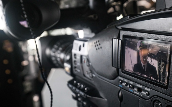 USS Warrior (MCM 10) Conducts Ship Tour for Local Media During Port Visit to Hakodate, Japan