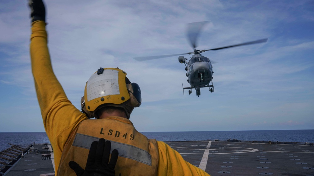 Balikatan 24: Flight Quarters Aboard USS Harpers Ferry