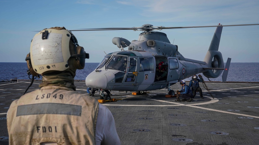 Balikatan 24: Flight Quarters Aboard USS Harpers Ferry