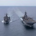 Wasp, Oak Hill Conduct Fueling at Sea